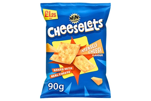 An image of Mini Cheddars - Cheeselets - Intensley Cheesy Flavour - 90g from Best Before Its Gone, we stock products near or past their best Before Date.