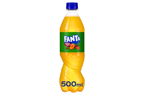 An image of Fanta - Mango Flavour Sparkling Drink - 500ml from Best Before Its Gone, we stock products near or past their best Before Date.