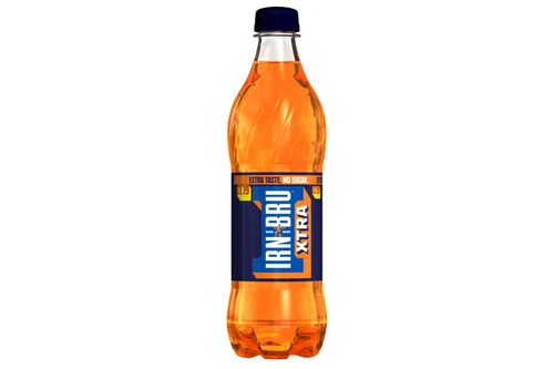 An image of Irn-Bru - Xtra - No Sugar - 500ml from Best Before Its Gone, we stock products near or past their best Before Date.