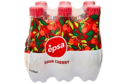 An image of Epsa - Still Sour Cherry Drink - 6 x 330ml from Best Before Its Gone, we stock products near or past their best Before Date.