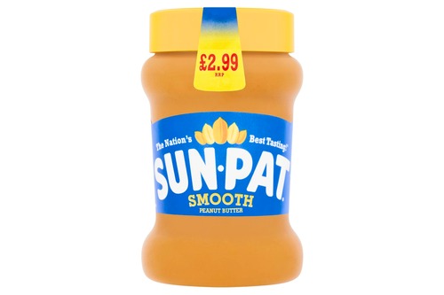 An image of Sun-Pat - Smooth Peanut Butter - 300g (Damaged Packaging) from Best Before Its Gone, we stock products near or past their best Before Date.