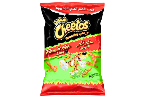 An image of Cheetos - Crunchy - Flamin' Hot - Lime Flavoured Puffed Corn - 190g from Best Before Its Gone, we stock products near or past their best Before Date.