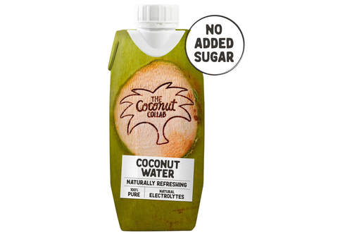 An image of The Coconut Collab - Coconut Water - Vegan - 330ml from Best Before Its Gone, we stock products near or past their best Before Date.