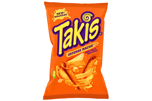 An image of Takis - Intense Nacho - Non-Spicy Rolled Tortilla Chips - 80g from Best Before Its Gone, we stock products near or past their best Before Date.
