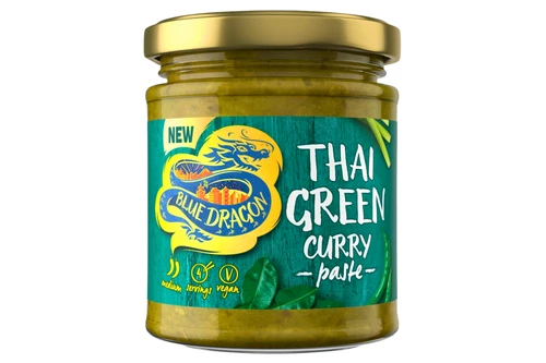 An image of Blue Dragon - Thai Green Curry Paste - Medium - Vegan - 170g from Best Before Its Gone, we stock products near or past their best Before Date.