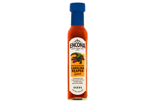 Encona - Carolina Reaper Chilli Sauce - Vegan Friendly - 142ml