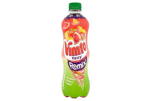 Vimto - Fizzy Remix - Watermelon, Strawberry & Peach - 500ml