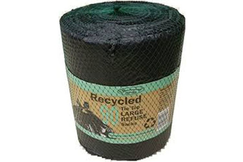 90 x 'Banquet' Recycled - Tie Top Large Bin Bags