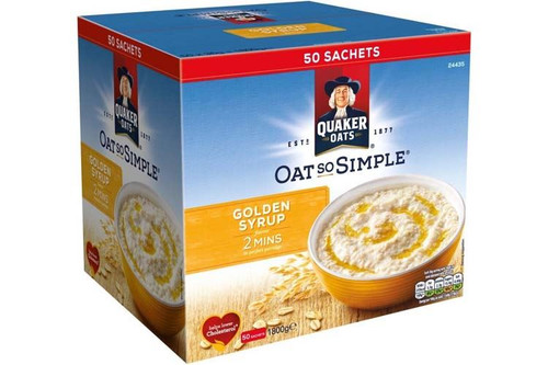 Oat So Simple - Golden Syrup Porridge - 50 Sachets