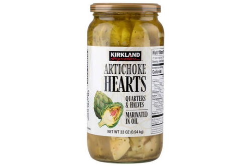 Kirkland - Artichoke Hearts - Marinated in Vinegar & Oil - 935g