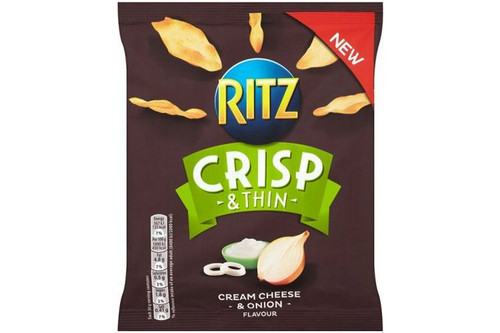 Ritz - Crisp & Thin - Cream Cheese & Onion - 30g
