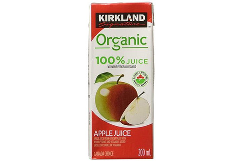 Kirkland - Organic Apple Juice - 200ml.