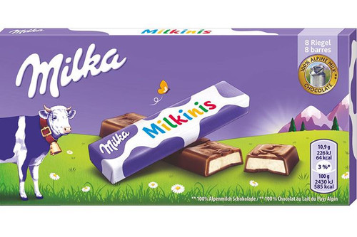 Milka - Milkinis - 8  Sticks - 87.5g