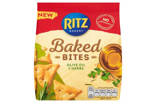 Ritz - Baked Bites Olive Oil & Herbs - 100g