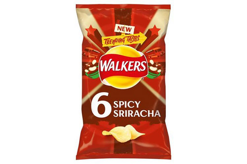 Walkers - Spicy Sriracha - 6 x 25g