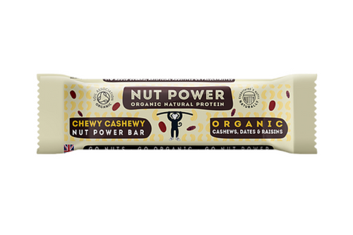 Nut Power - Organic Protein Bar - Cashew, Dates & Raisins - 38g