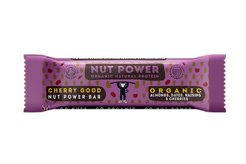 Nut Power - Organic Protein Bar - Almonds, Dates, Raisins & Cherries - 38g