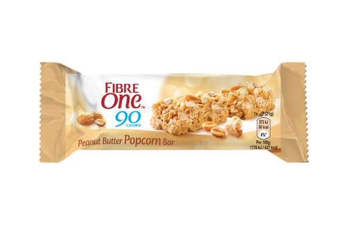 Fibre One - Peanut Butter Popcorn Bar - 21g