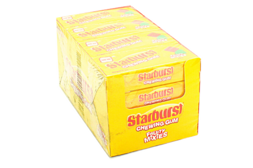 Box of Staburst - Fruity Mixes Chewing Gum - 16 packs  of 24