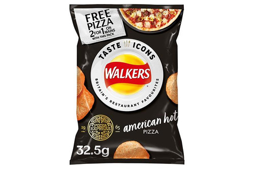Walkers - Pizza Express - American Hot Pizza - 32.5g