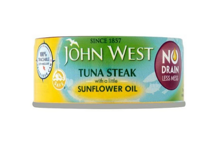 John West - Tuna Steak (No Drain) With Sunflower Oil - 110g