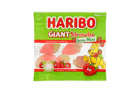 Haribo - Giant Strawbs Gone Mini  - 16g