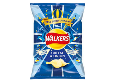 Walkers Cheese & Onion Crisps 25g