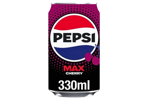 An image of Pepsi - Max Cherry - 330ml from Best Before Its Gone, we stock products near or past their best Before Date.