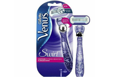 Gillette Venus - Swirl Razor With Flexiball