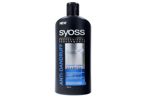 Syoss - Classic Clean Anti- Dandruff Shampoo - 500ml