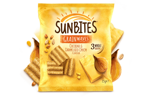 Sunbites - Cheddar & Caramelised Onion - 25g