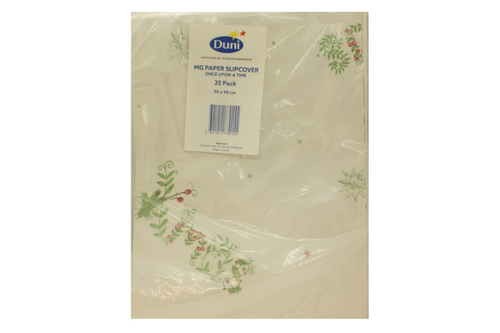 Duni - MG Paper Slipcover - 25 Pack - 90 x 90 cm