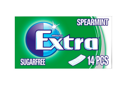 Extra - Spearmint Gum - 14 Pieces