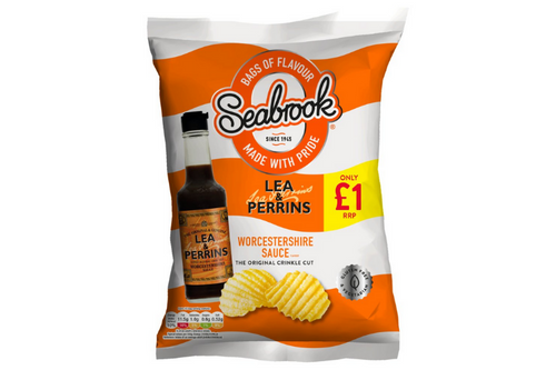 Seabrook - Lea & Perrins Worcestershire Sauce Crinkle Cut Crisps - 80g