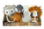 Bone & Barker - Woodland Trail Dog Toys - All Toys Squeak! x 4 (Damaged Box)