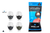 Social Lab - Triple Layer Organic Kids Face Masks - 4 Pack.
