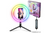An image of Part  Fun Lights - Multi-Color Selfie Ring LED Light 26 cm - Tripod, Phone Holder with USB  Plug. from Best Before Its Gone, we stock products near or past their best Before Date.