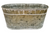An image of Small Grey Tin Planter - Plastic Lined - Rustic Look  from Best Before Its Gone, we stock products near or past their best Before Date.