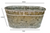 An image of Small Grey Tin Planter - Plastic Lined - Rustic Look  from Best Before Its Gone, we stock products near or past their best Before Date.