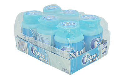 Extra Pepperint Sugarfree Ints 16 Pieces 6 X 28g : Aazon.co.uk