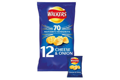Walkers - Cheese & Onion - 12 x 25g