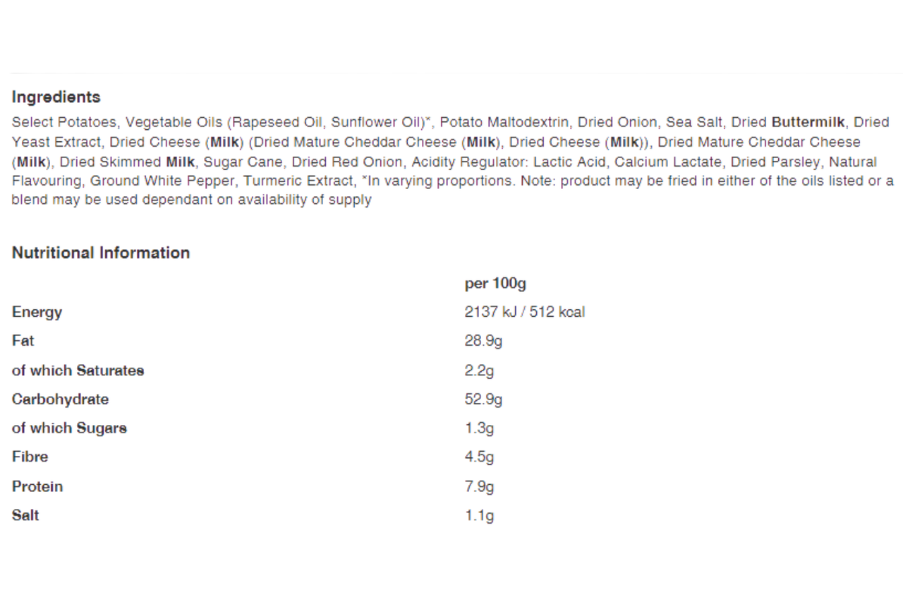 Kettle Mature Cheddar & Red Onion Potato Chips 80g Best Before it