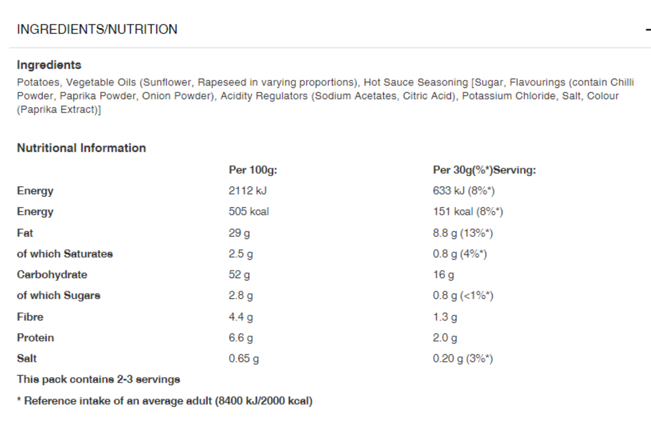 Walkers Max Strong Hot Sauce Blaze 70g Best Before it's Gone Ltd