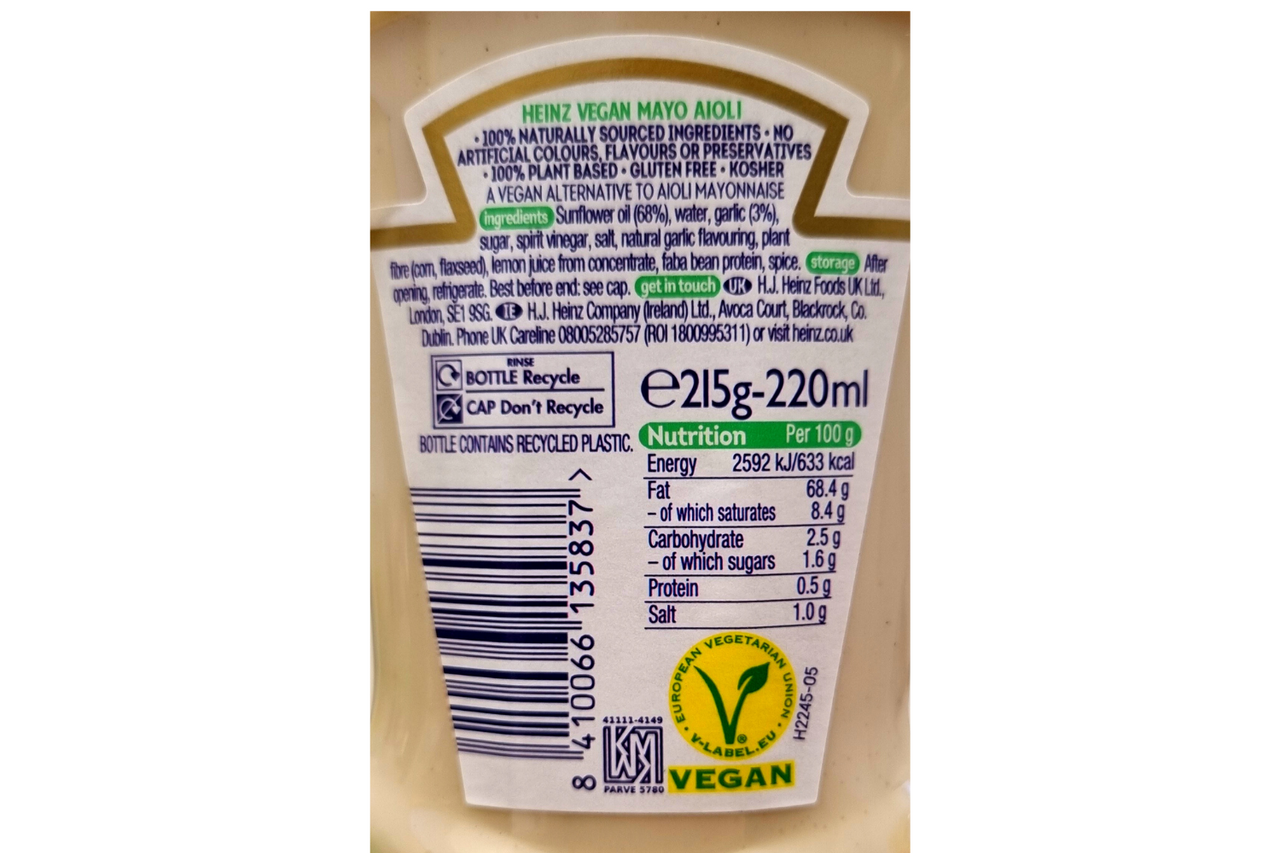 Box of Heinz - (Seriously) Good Vegan Mayo - Aioli - 8 x 220ml - Best  Before it's Gone Ltd