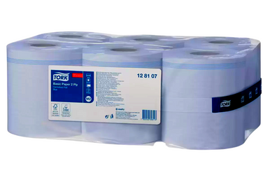 Tork M2 basic paper centrefeed roll Zak 2 rollen