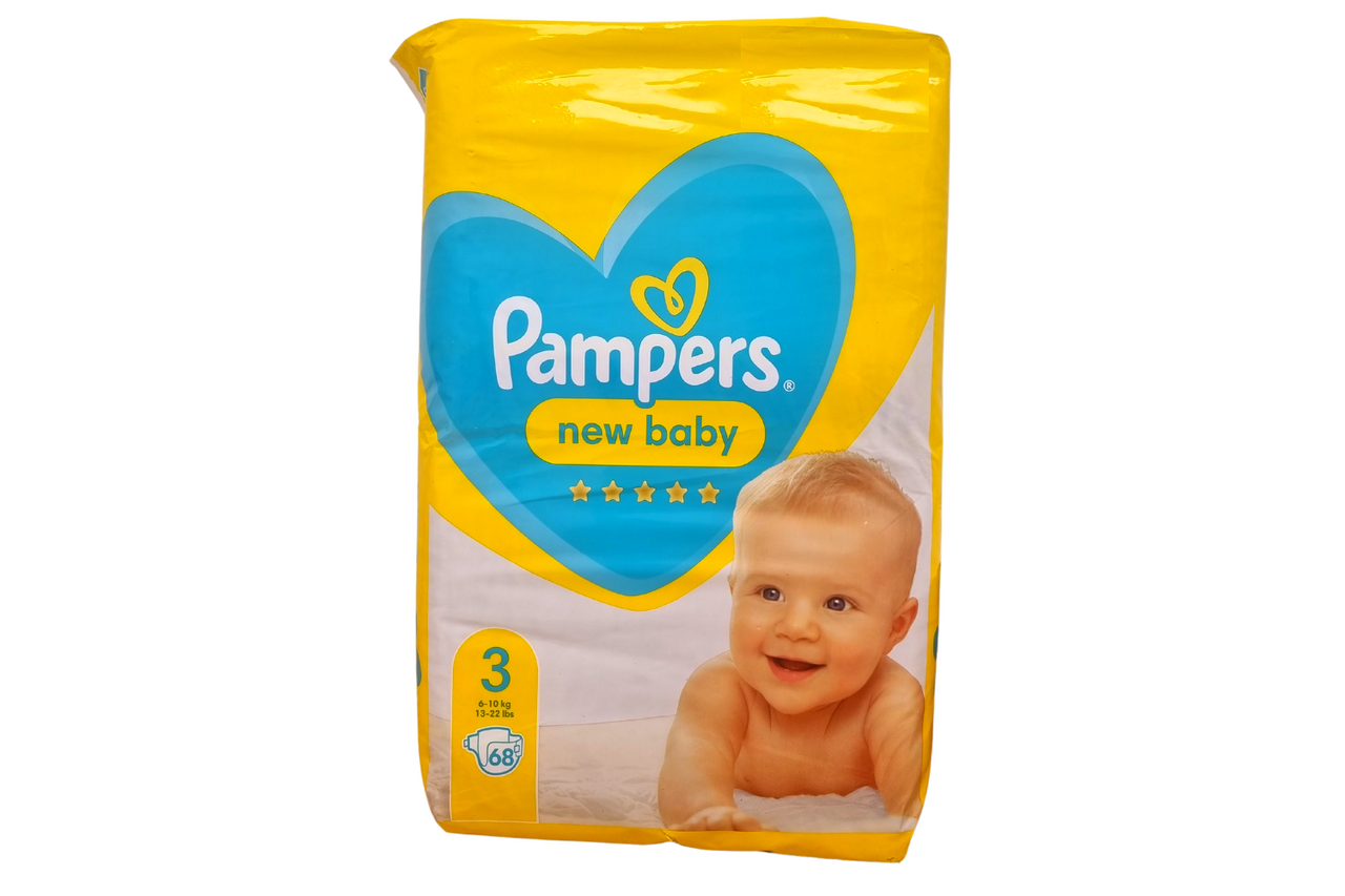 Pampers New Baby Size 3 68 Nappies Best Before it s Gone Ltd