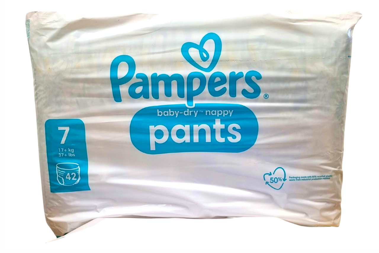 Pampers Baby-Dry Nappy Pants Size 42 Pants (Damaged