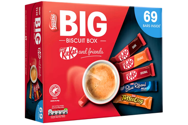 Nestle Big Box – 69 Toffee Crisp & KitKat Bars (Milk & Dark) – Best Before End Nov 2025