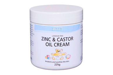 Crème Nuage Zinc & Huile De Ricin 200ml – Sans Lanoline, Pour Bébés Et Peaux Sensibles
