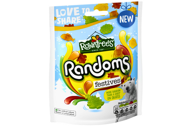 Rowntree's - Randoms Festives - Assorted Fruit Flavour Jellies - 130g ...